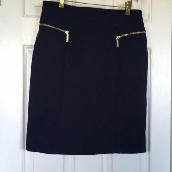 NWOT Michael Michael Kors blue pencil skirt